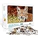 Puzzle Adulte 500 pièces Bobcat Puzzle Classique Jeu Familial Puzzle décompression Jouet 52x38cm Puzzle défi intellectuel Adulte et Enfant