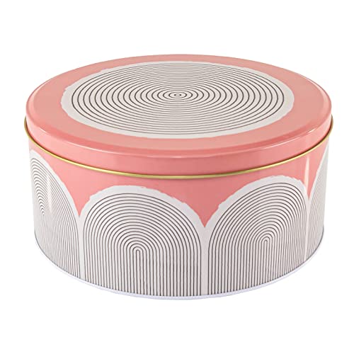 KHI GERMANY EST. 1998 Design Blechdosen 3er Set für Gebäck Aufbewahrung Boho-Style Kecksdose Gebäckdose Kosmetik Hygie (Boho)