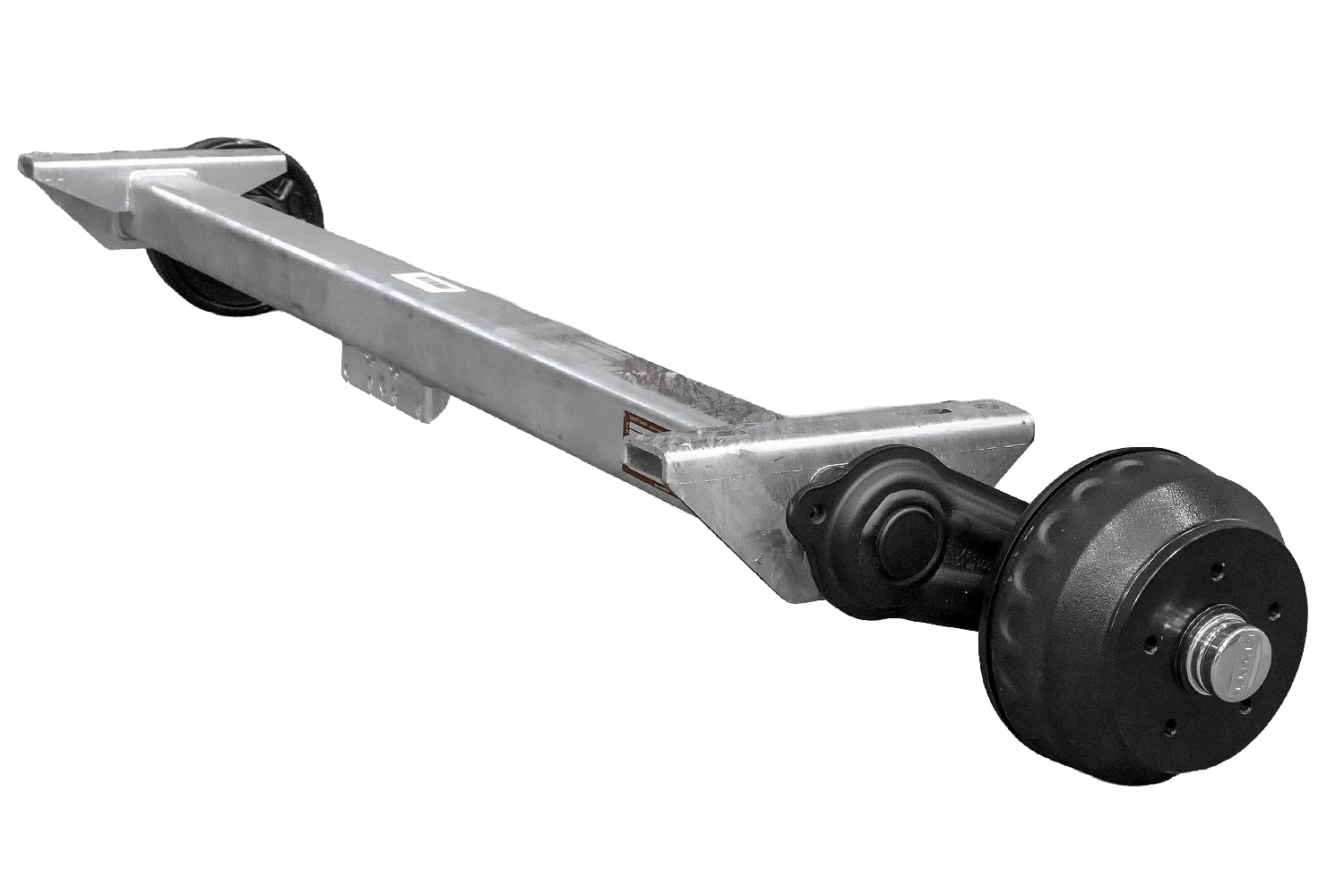 Knott Assale Frenato 1500 kg VGB15M/MV per Rimorchio e Carrello, Interasse Fori 1400 mm, Mozzi 1850 mm, Attacco 5x112, Sospensione a Torsione in Gomma ad Alta Stabilità