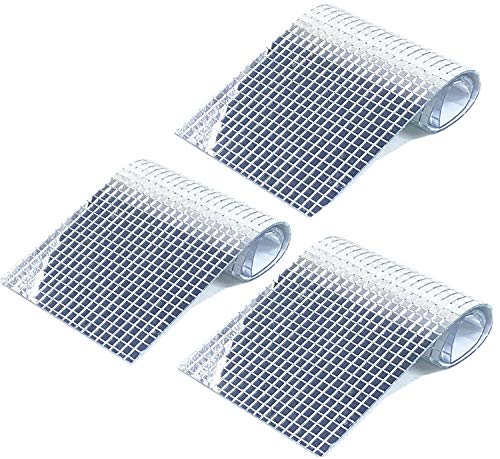 WDragon 3600 pegatinas de azulejos de mosaico de cristal auténtico, de 5 mm por 5 mm Cover