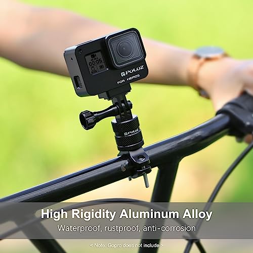 XIBANY Adaptador de guidão de liga de alumínio de rotação de 360 graus Suporte de montagem em rack d