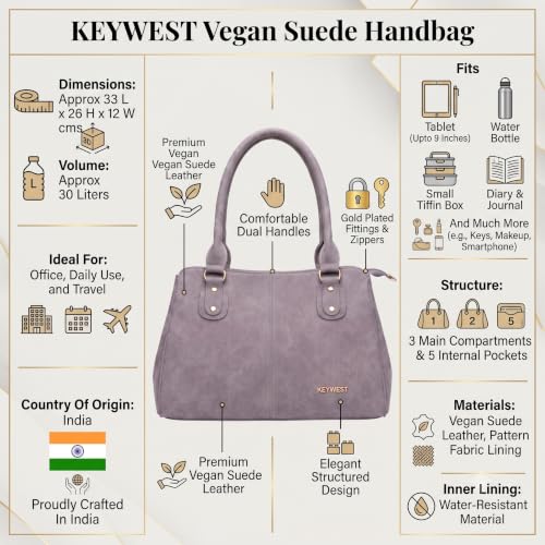 Image of Keywest Women's Penguin Satchel Tote Handbag for Women | Ladies Purse | Stylish Shoulder Bag | Gift For Woman
