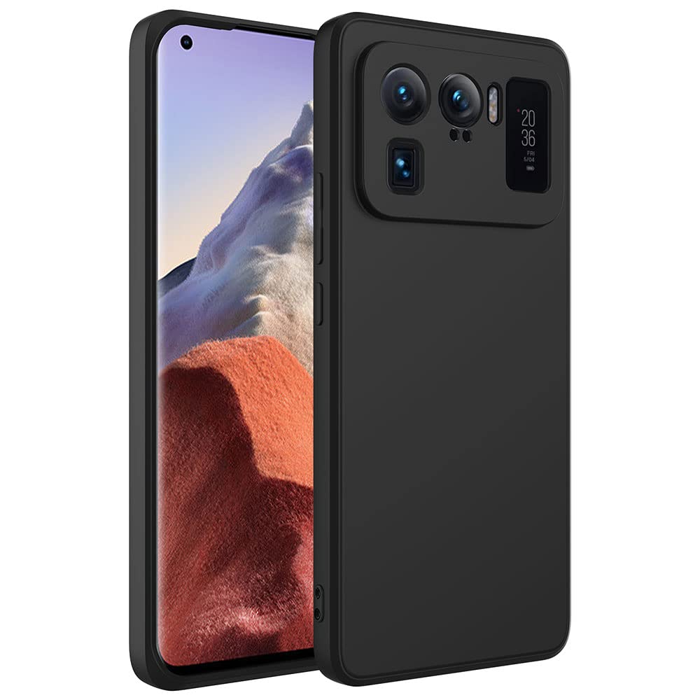 Zore Xiaomi ile uyumlu Mi 11 Ultra Kılıf Zore Mara Lansman Kapak Siyah