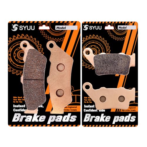 S SYUU Motorrad Sinterted Bremsbeläge Vorne und Hinten Kompatibel mit Indian Scout Sixty 2017-2023 Scout Bobber 2018-2023 Scout Bobber Twenty 2019-2023 Scout 1200 2017-2023 FA209F FA208R