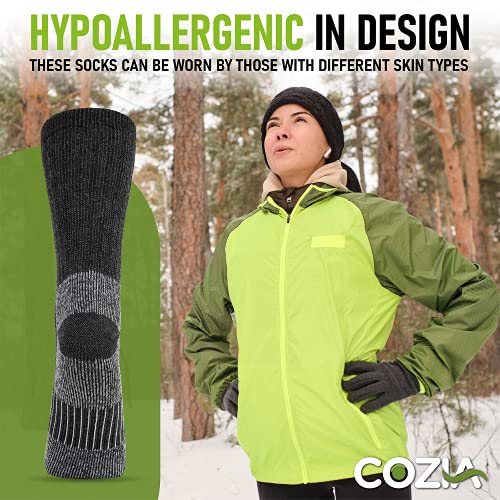 Merino Wool Socks Casual Warm Socks for Winter Cozy Boot Socks for Men & Women - Image 6