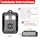 MEKEET Marderschreck Auto, Ultraschall Marderabwehr Marderschreck Mit Blitzlicht Im Motorraum 12V Autobatterie & AA-Batterie & USB Marderschutz für Auto, Garten, Haus, Dachboden Gegen Marder Mäuse
