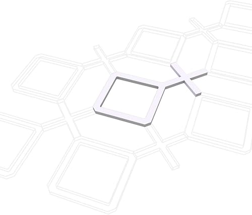 Miniatura 7 de Ekena Millwork Paneles de pared decorativos Cameron extra pequeños de 12 14 pulgadas de ancho x 7 38 pulgadas de alto x 38 pulgadas de alto, PVC de