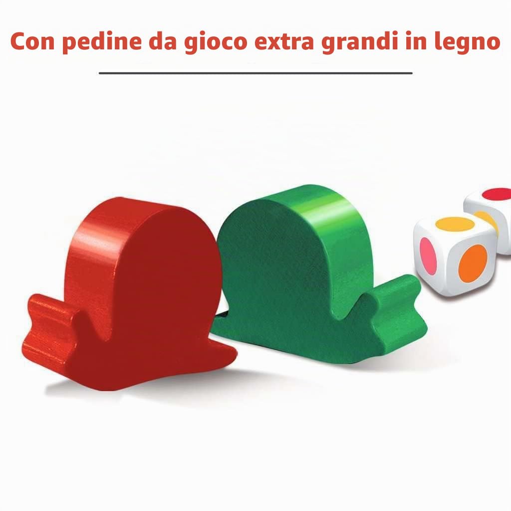 Gioco per bambini Ravensburger 21420 - Tempo little snail, emozionante corsa delle lumache, gioco da tavolo e da tavolo per 2-6 giocatori, gioco per bambini a partire dai 3 anni - regali di compleanno
