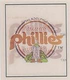 1987 Sportflic Mini Team Logo Trivia (1 Inch Wide X 1.25 Inches Tall) #3 Team Standings Philadelphia Phillies Official Baseball Card in Raw (NM or Better) Condition