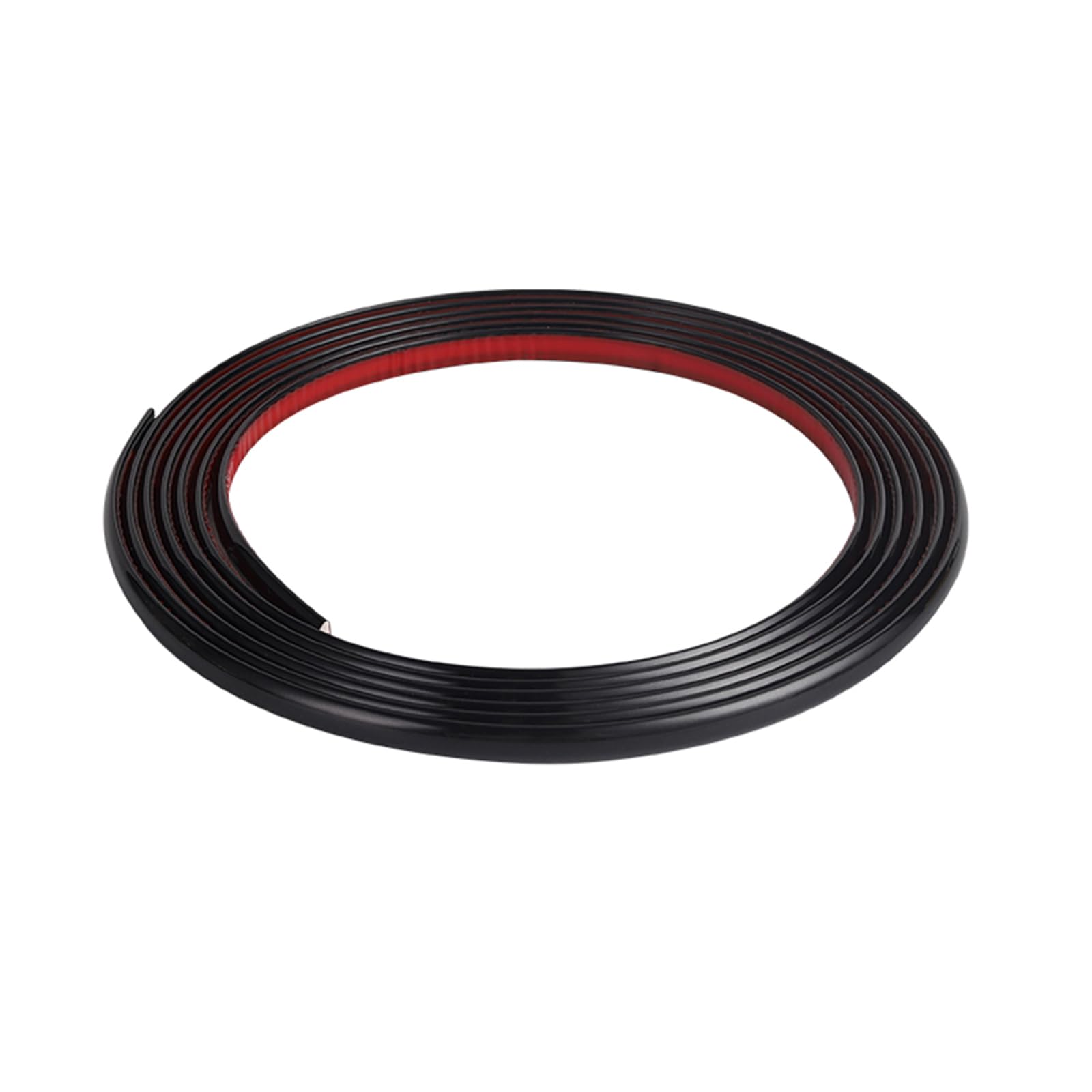 BINTINGSelf-Adhesive Decorative Floor Wall Sticker Foil Line 50m Length 8mm Width Free Cut Peel and Stick for Ceiling Corner Edges Tiles Bedroom,Black