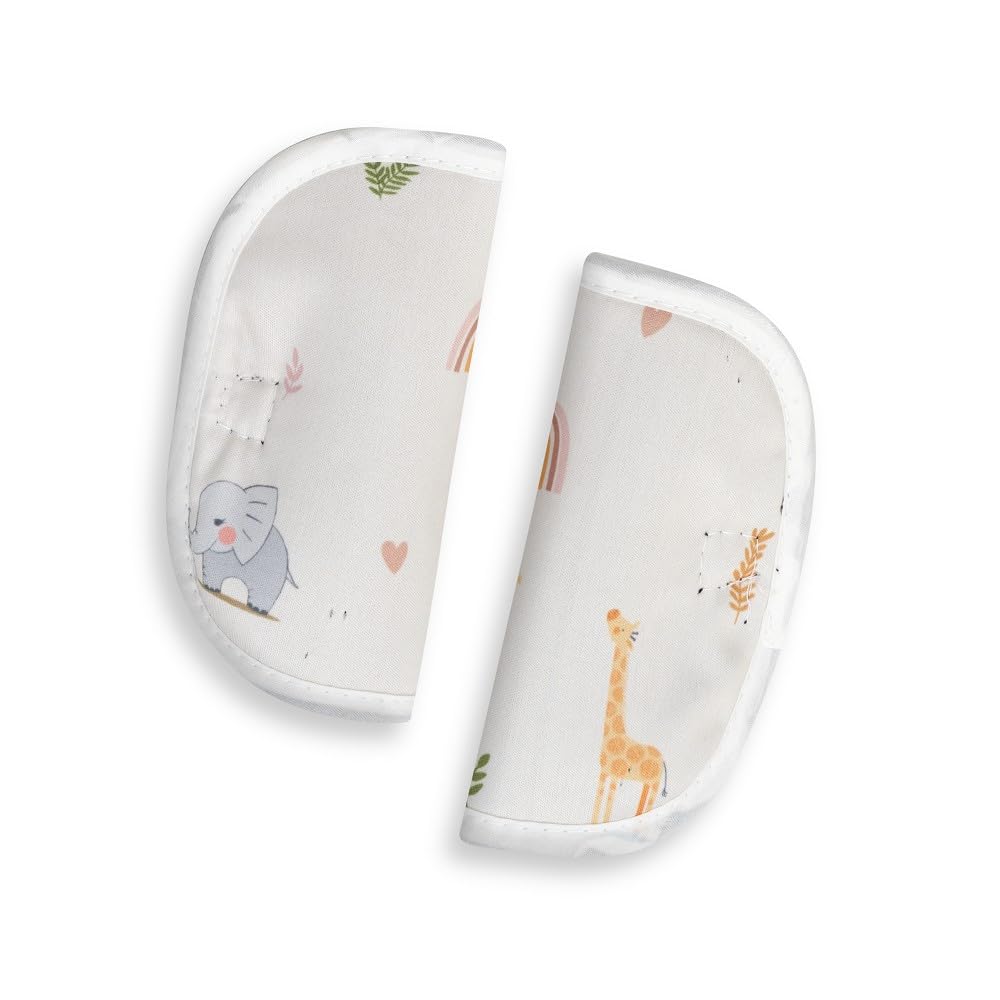 Materassino per passeggino universale Interbaby Safari Beige 100% cotone 84 x 34 cm traspirante
