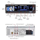 Car Radio Bluetooth Hands-free, Rimoody Car Radio Car Stereo Single Din 1 DIN Digital Bluetooth FM Audio Music Stereo Mp3 Player USB/SD/AUX-IN In-Dash Unit Remote Control - Image 7