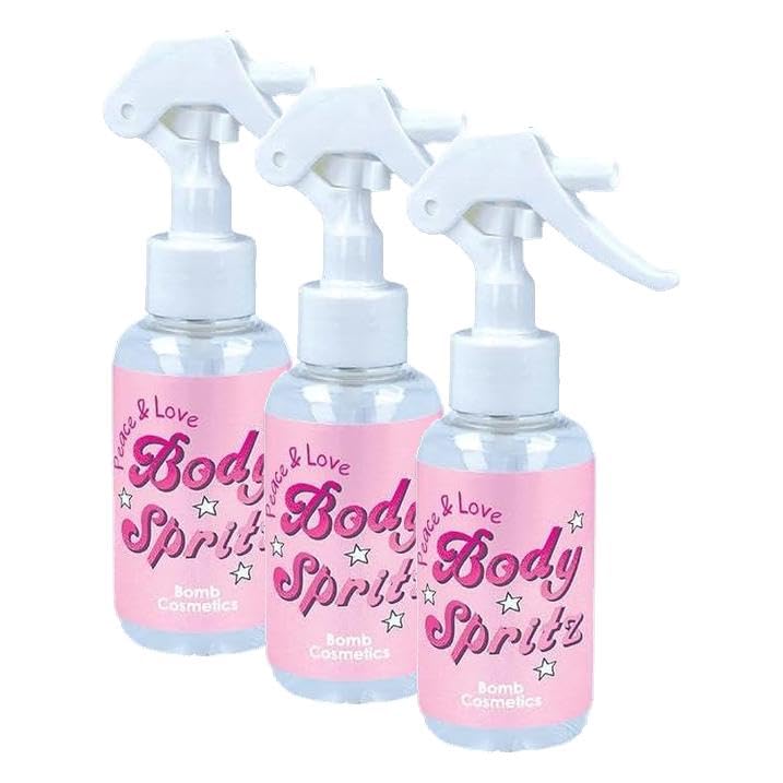 Bomb Cosmetics Peace & Love Vücut Spreyi 100ml (3 paketi)