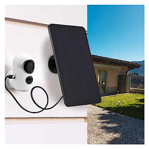 Panel solar compacto Blanco Tipo C para cámaras de seguridad de exterior duradero 4