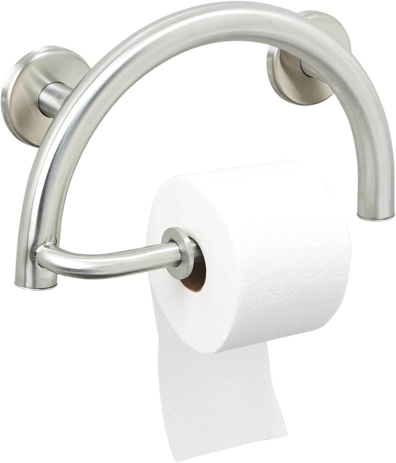 Amazon.com: Bathroom Grab Bar with Toilet Paper Holder by Grab Bar ...
