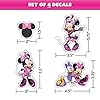 Disney Junior Minnie Mouse Decals - Set of 4 Minnie Mouse Stickers for Kids and Adults - Vinyl Decals for Laptop, Tumbler, Water Bottle, Vehicles - Licensed Disney Stickers #1