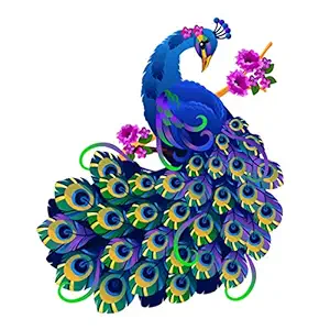 Rangoli Large Modern Art Wall Sticker Mullticolor Vinyl Sticker 40cm or 50 cm Pack of 1