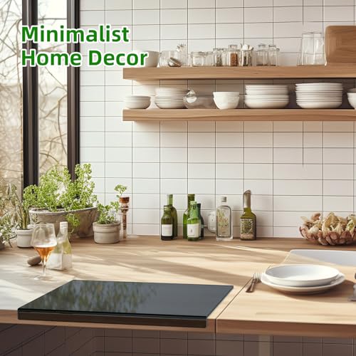 SWSKR SUBAER – Kitchen Countertop Acrylic Cutting Boards, Thicker and More Rigid Transparent Cutting Board with Countertop Protection, Lip Design, 8 Non-Slip Pads - Image 4