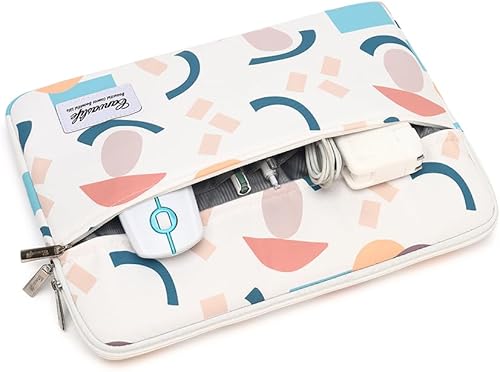 Vista 30 de Canvaslife Patten Laptop Sleeve 14 inch 14.0 inch Laptop Case Bag (flor amarilla)