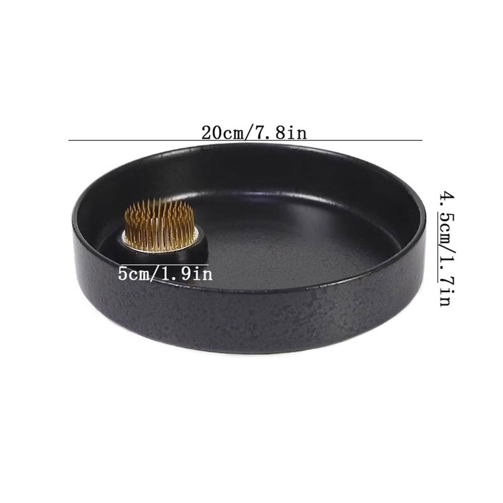 Bandeja decorativa para maceta, de cerámica, con Kenzan