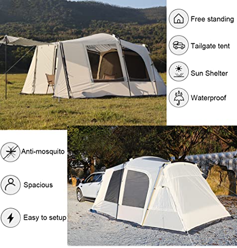 Carpa para auto SUV con toldo para camping miniatura 5