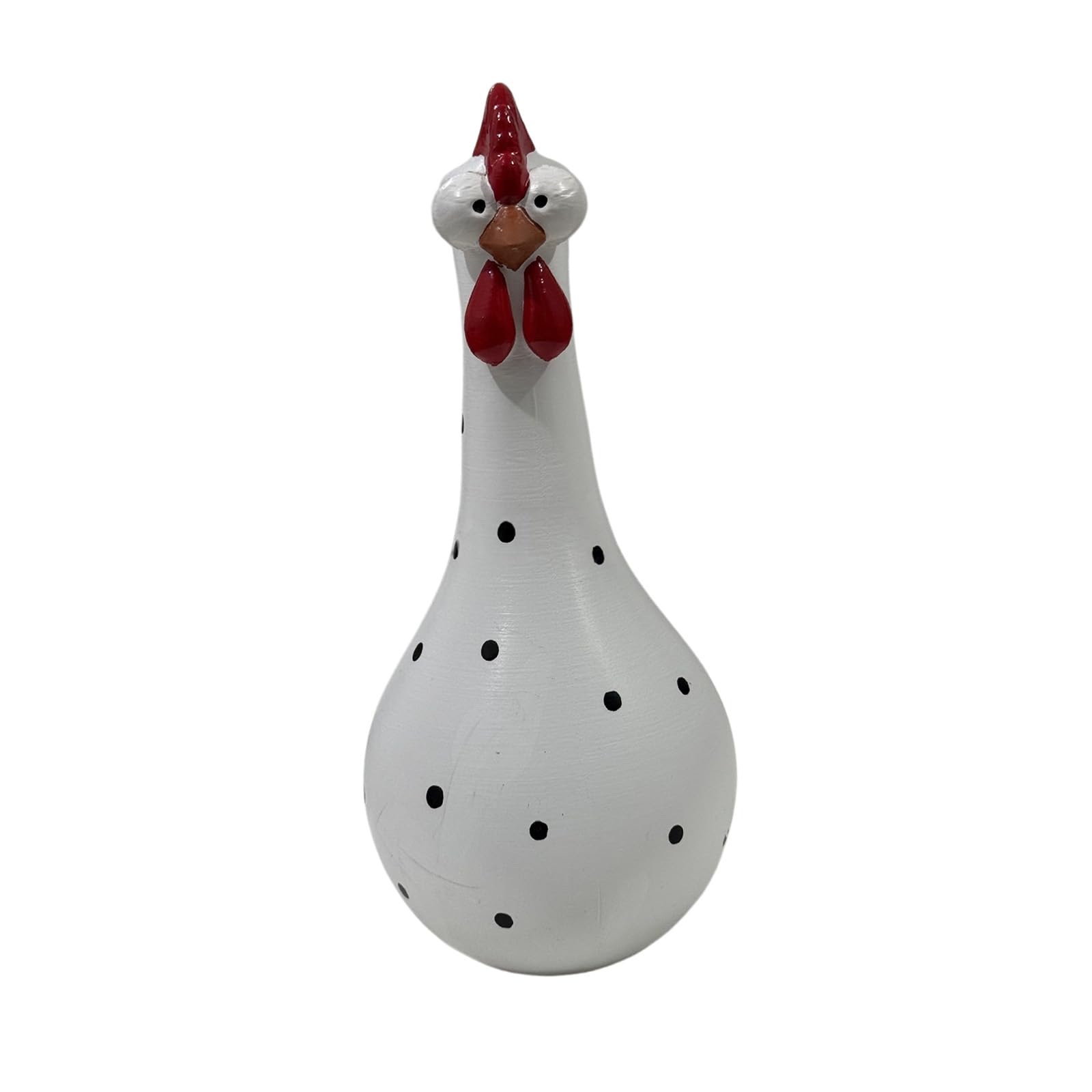 Oxxggkao Multicolored Chicken Shape Vases Farmhouses Long Neck Rooster Sculpture Flower Pots for Table Centerpieces Decors Chicken Resin Decoration