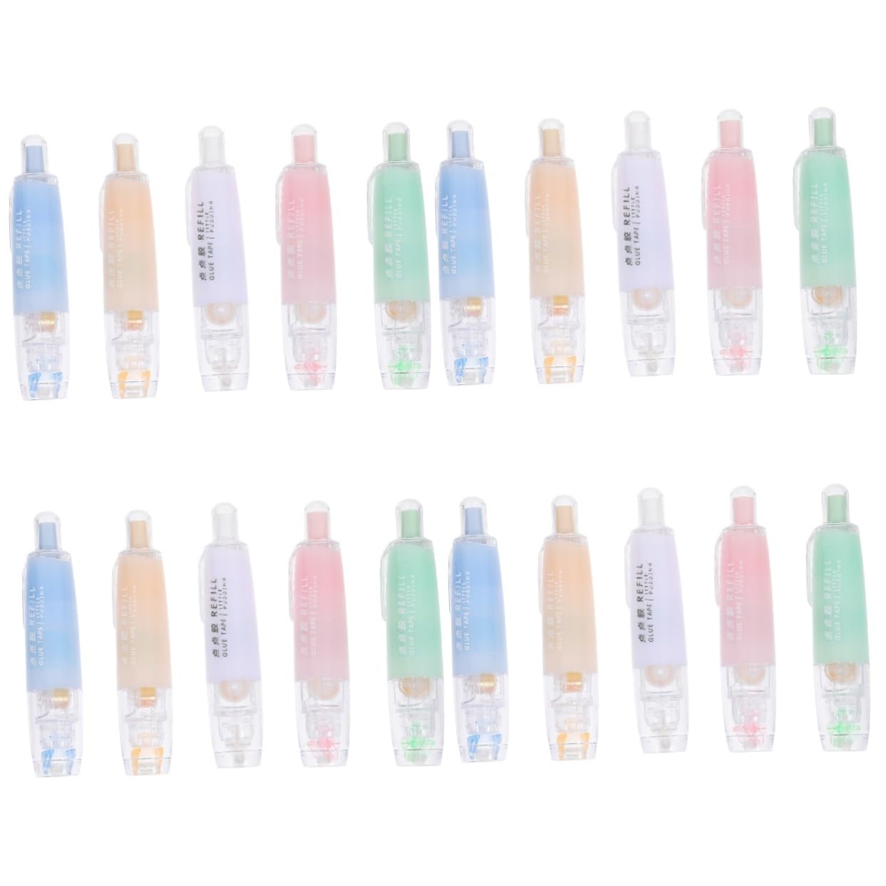 EXCEART 20piezas Bolígrafo De Pegamento Rápido y Secado Para Manualidades Para Proyectos De Alta Viscosidad y Diseño Creativo Suministros De Papelería Coloridos