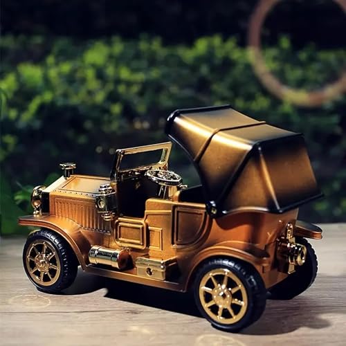 Image of AUGEN Exclusive Music Box Musical 360 rotatable Carousel Children's Wooden Men and Women Birthday Creative Christmas Valentine's Day Gift Home Decoration (Vintage Car)