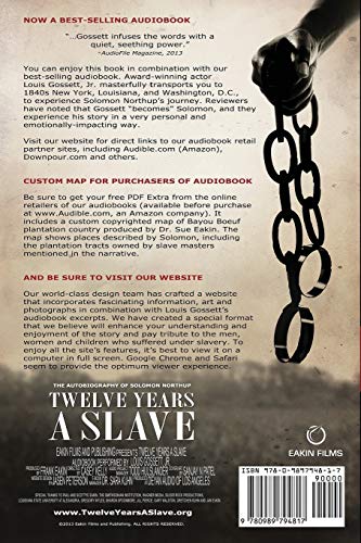 Twelve Years a Slave - Enhanced Edition by Dr. Sue Eakin Based on a Lifetime Project. New Info, Images, Maps - Image 2