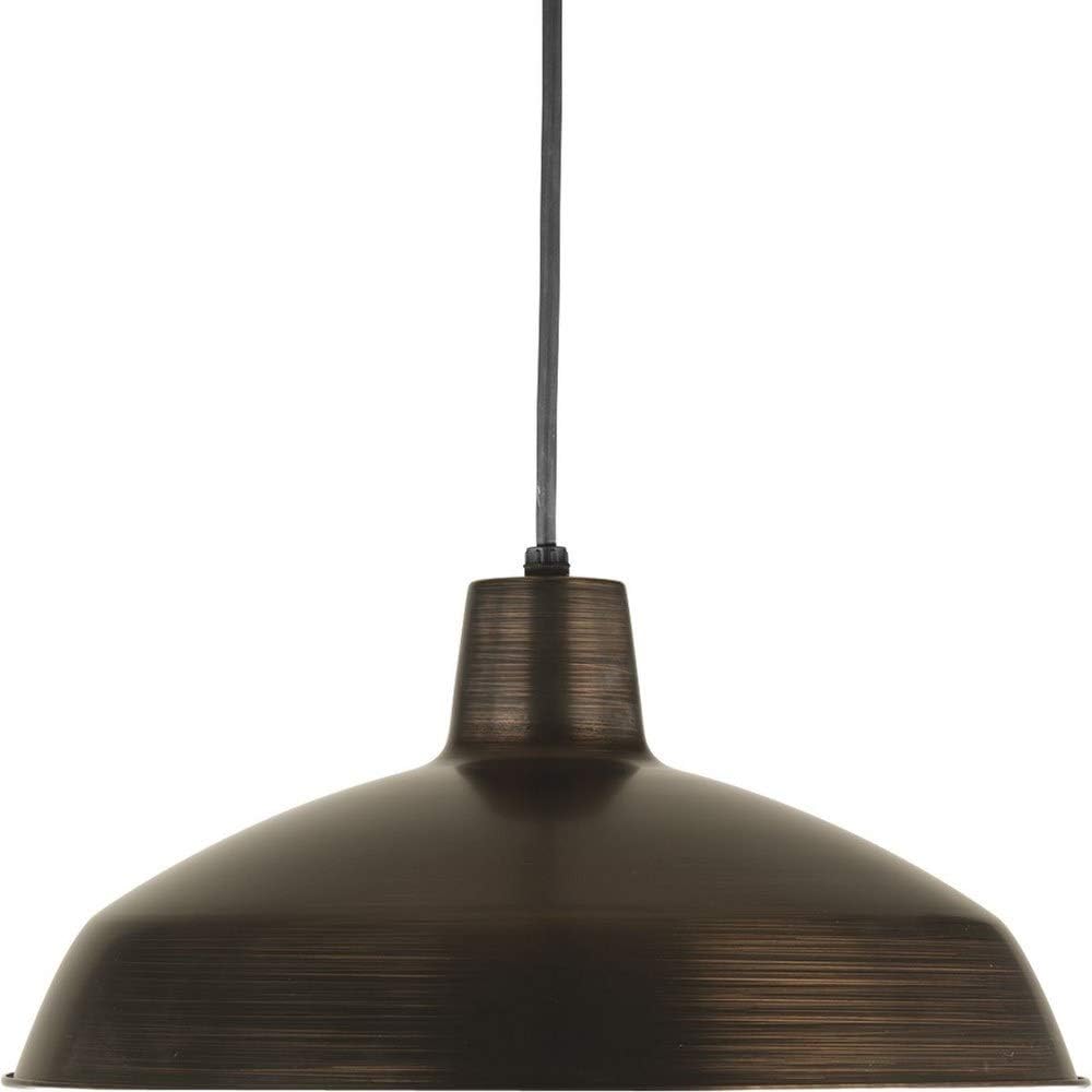 Amazon Crazy 🔥 Deals Progress Lighting P5094-74 Metal Shade Pendants, 16 Wide, Venetian Bronze