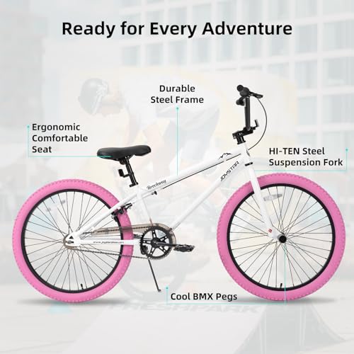 JOYSTAR Brockway Freestyle Kids BMX Bikes 20″ 24″ Kids