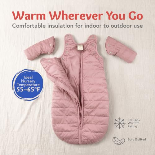 Image of Baby Deedee Sleep Nest Travel Quilted Baby Sleeping Bag Sack with Sleeves