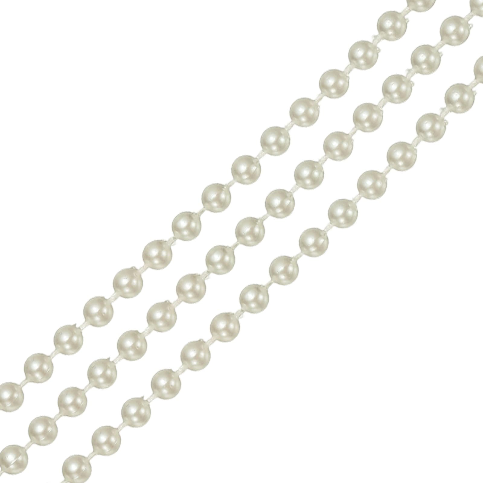Guirlande de perles artificielles 6 mm fil perlé loisirs créatifs 5m