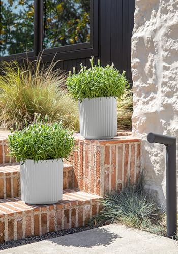 Image of Veradek Demi Series Planter - Large Round Outdoor Planter