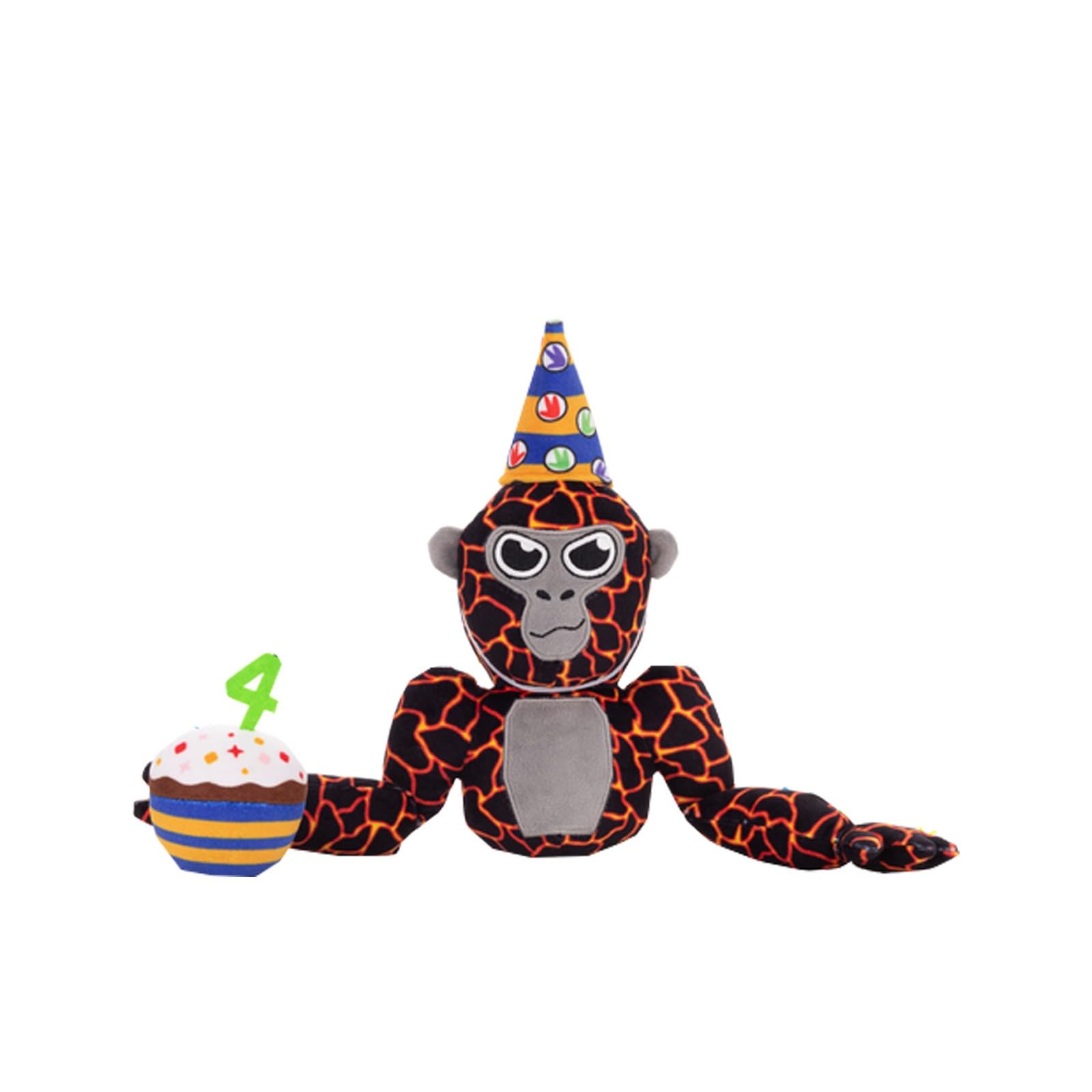 Gorrila Tag Plush Toy Tag Monkey Plush Toy Stuffed Animal Doll for Game Lovers and Boys Girls Birthday Gifts