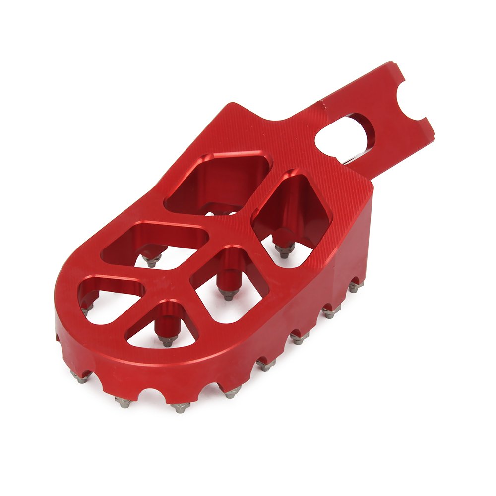Poggiapiedi CNC per moto da fuoristrada CR125 CR250 02-07 CRF150R 07-21 CRF250R 04-21 CRF250RX 19-21 CRF450R 02-21 CRF450RX 17-19 CRF450X 0X 05-21111111111119 CRF25 0L CRF250M 12-18 Rosso