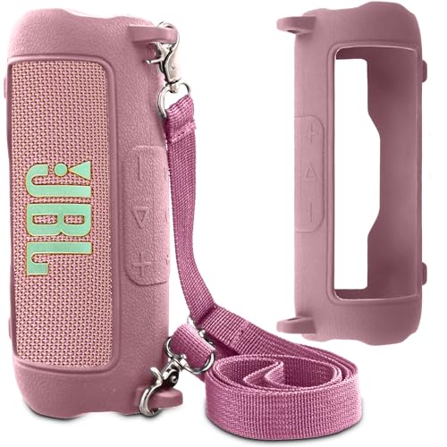 co2CREA Silikonhülle Tragetasche Case für JBL Flip 7 kabelloser tragbarer Bluetooth-Lautsprecher, Nur Tragetasche