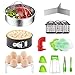 Price comparison product image YOLIFE 11 Pieces Instant Pot Cooker Accesories Se Steamer Basket, Springform Pan Fits,Egg Bites Mold, Egg Rack, Silicone Mini Oven Mitts