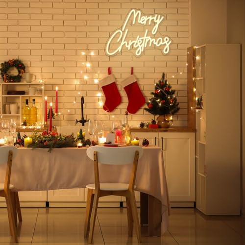 Image of Neon Signs Warm White Neon Light Letter Neon Light for Wall Decor Party Kids Room Wedding Birthday Party Decorations