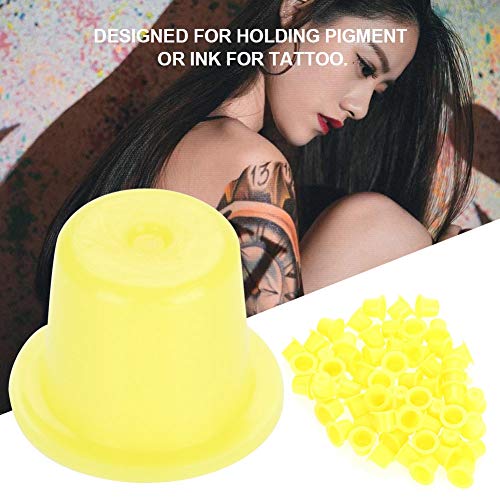 1000pcs Tattoo Ink Cup Disposable Pigment Plastic Container Permanent Tattoo Accessory (M) - Image 2