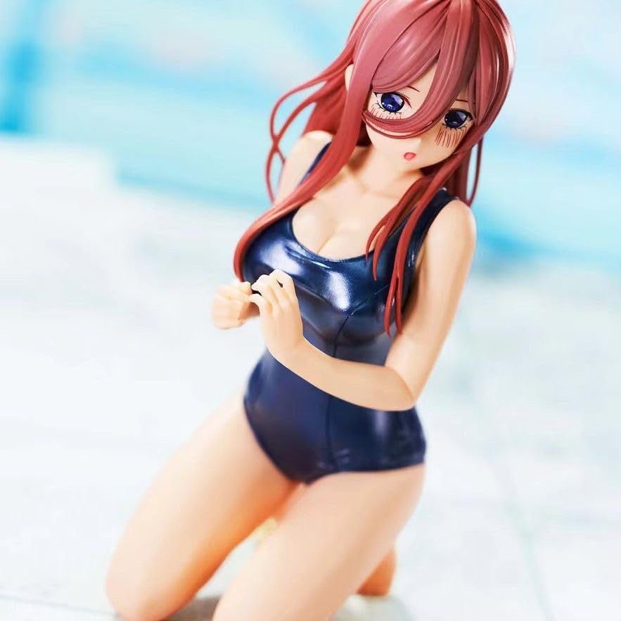 Anime-Figur 'Nakano Miku' Aus The Quintessential Quintuplets – 12 Cm, Detailliert – Als Dekoration, Sammlerstück Oder Geschenk