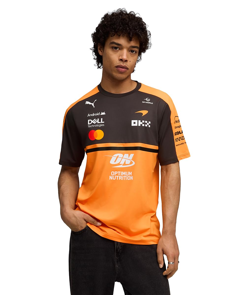 Puma  Orange X Mclaren Racing Replica Tee Men in Size XL, Sports Direct