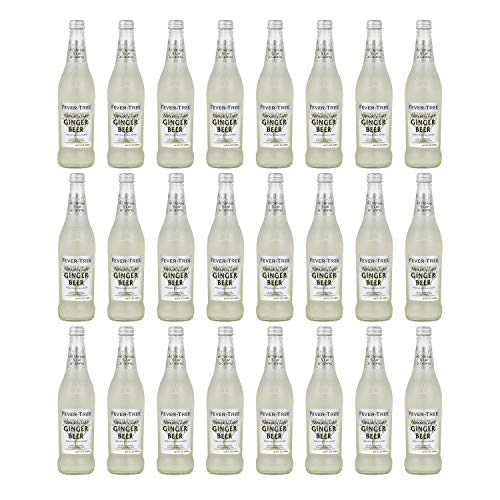 Fever Tree - Cerveza de jengibre refrescante ligera 500 ml (paquete de 24)
