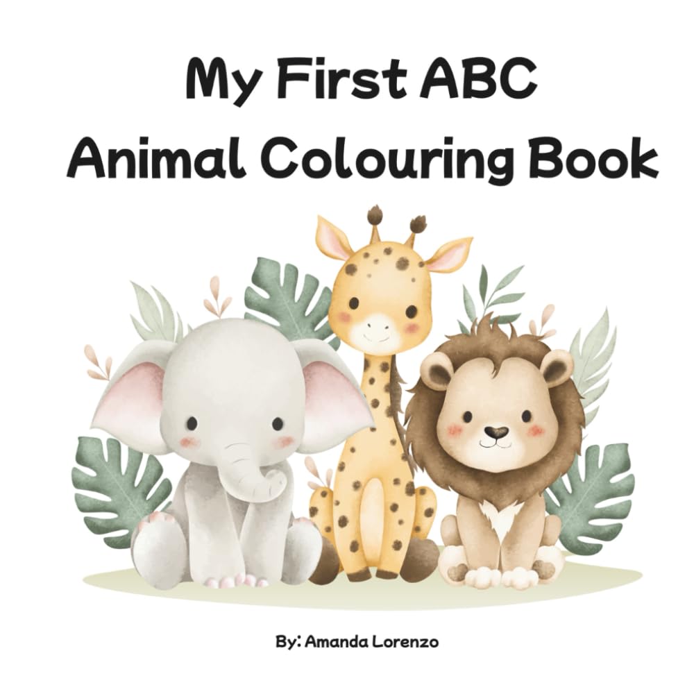My First ABC: Animal Colouring Book