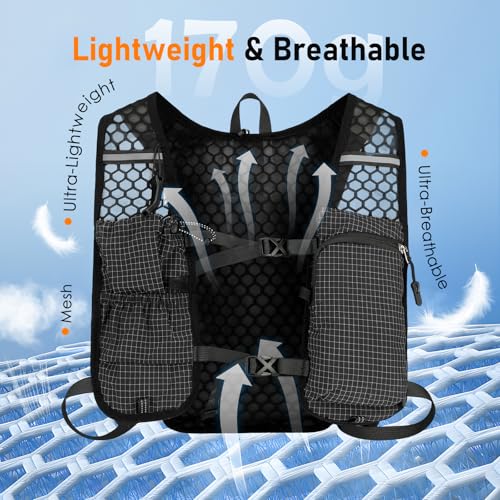 Sac course a pied avec poche d'eau pour marathon et escalade - 3