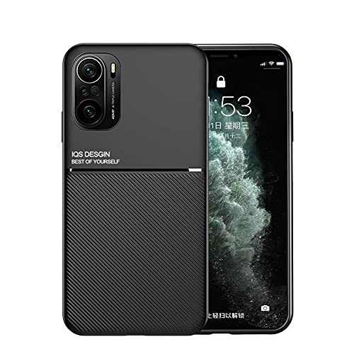 Kepuch Mowen ケース カバー ビルトインメタルプレート対応 Xiaomi Redmi K40/K40 Pro/Poco F3 - 黒
