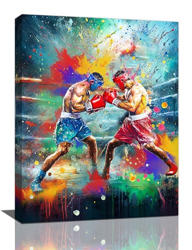 Boxing Wall Art Fight Poster Canvas 12x16