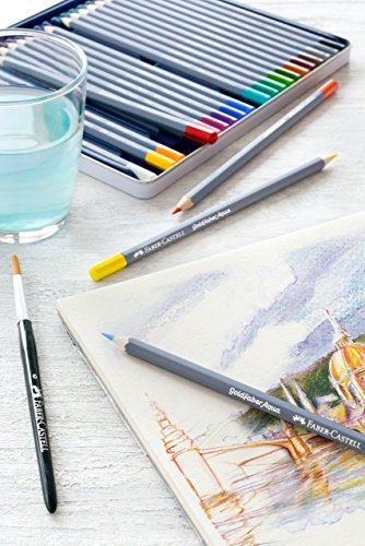 Faber-Castell 114636 Aquarelstiften Goudkleurig, 36 Stuks Metalen Etui - Image 8