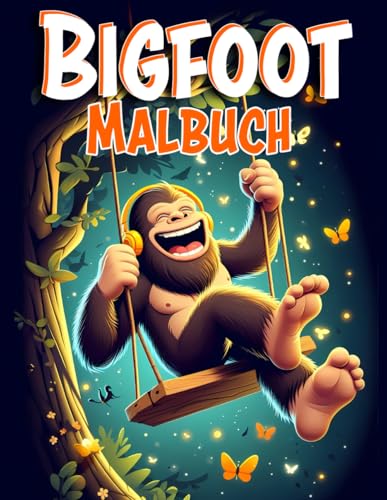 Bigfoot Malbuch für alle Altersgruppen