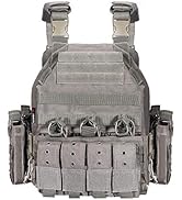 vAv YAKEDA Tactical Military Vest Quick Release Airsoft Vest Adjustable for Adults